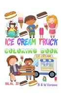 Ice Cream Truck Coloring Book