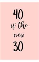 40 is the new 30