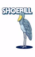 Shoebill: 6x9 120 pages quad ruled - Your personal Diary