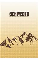 Schweden: Wandertagebuch: Schweden. Ein Logbuch zum Pilgern und Wandern mit vorgefertigten Seiten und viel Platz für deine Reiseerinnerungen. Eignet sich als 