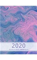 2020 Monthly & Weekly FOCUS Planner: Large. Monthly overview and Weekly layout with focus, tasks, to-dos and notes sections. Accomplish your goals. Monday start week. 8.5"x 11.0" (Lette