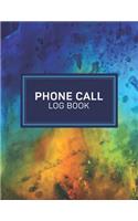 Phone Call Log Book