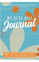 My Keto Diet Journal: Daily Low-Carb Nutrition Diary 6 X 9 (Retro Flowers): 365 Fill in the Box Planner Pages to Record a Full Year of Your Ketogenic Diet Journey