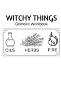 Witchy Things Grimoire Workbook