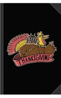 Happy Thanksgiving Journal Notebook: Blank Lined Ruled for Writing 6x9 120 Pages