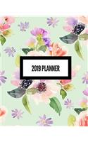 2019 Planner: Weekly & Monthly Calendar Schedule Organizer Inspirational Quotes, Notes & Check Listjanuary2019 Through to December 2019 Paperback