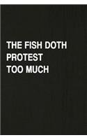 The Fish Doth Protest Too Much