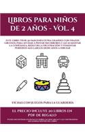 Fichas con juegos para la guardería (Libros para niños de 2 años - Vol. 4): Este libro tiene 50 imágenes extra grandes con trazos gruesos, para ayudar a pintar sin errores y así aumentar la confianza, reducir la frustración (8 Fichas Con Juegos Para La Guardería)
