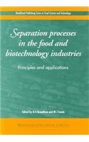 Separation Processes in the Food and Biotechnology Industries