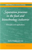 Separation Processes in the Food and Biotechnology Industries