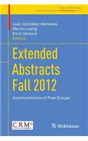 Extended Abstracts Fall 2012