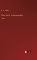 Historia de la literatura española