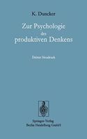 Zur Psychologie Des Produktiven Denkens