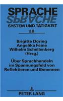Ueber Sprachhandeln Im Spannungsfeld Von Reflektieren Und Benennen