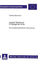 Jacobis 'Woldemar' Im Spiegel Der Kritik: Eine Rezeptionsaesthetische Untersuchung(301 Europaeische Hochschulschriften / European University Studie)