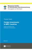 Foreign Investments in Bric Countries