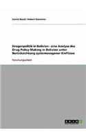 Drogenpolitik in Bolivien - eine Analyse des Drug Policy-Making in Bolivien unter Berücksichtung systemexogener Einflüsse