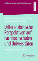 Differenzkritische Perspektiven Auf Fachhochschulen Und Universitäten