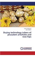 Drying technology tubers of jerusalem artichoke and rose hips