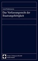 Das Verfassungsrecht Der Staatsangehorigkeit