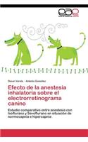 Efecto de la anestesia inhalatoria sobre el electrorretinograma canino