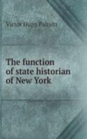 function of state historian of New York