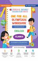 Oswaal One For All Olympiad Workbook Class 5 English for 2024-25 Exam