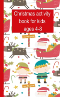 Christmas Activity Book For Kids Ages 4-8