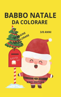babbo natale da colorare