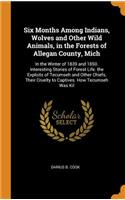 Six Months Among Indians, Wolves and Other Wild Animals, in the Forests of Allegan County, Mich