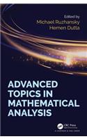 Advanced Topics in Mathematical Analysis [Hardcover] Ruzhansky, Michael and Dutta, Hemen