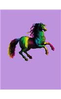 Rainbow Horse Notebook