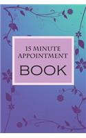 15 Minute Appointment Book