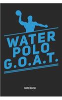 Water Polo Goat Notebook