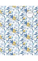 Notebook: Petit Floral Modern Design - Exercise Notebook for School, College, Work, Business Notes, Personal Journaling, Planning, Hand Lettering... Perfect G