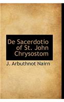 de Sacerdotio of St. John Chrysostom