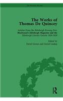 The Works of Thomas De Quincey, Part I Vol 6