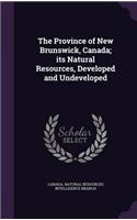 The Province of New Brunswick, Canada; its Natural Resources, Developed and Undeveloped