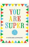 Small Object You Are Super Thank-You Notecards