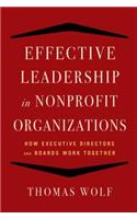 Effective Leadership for Nonprofit Organizations