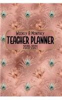 Teacher Planner Weekly & Monthly 2020 - 2021