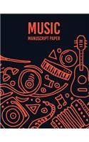 music notebook tabs: Music Writing Notebook, journal - Blank Sheet Music Notebook - Wide Staff Blank Manuscript Paper - 9 Staves Per Page - ... - Staff Paper Notebook - 