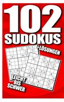 102 Sudokus Leicht Bis Schwer + Lösungen