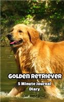 Golden Retriever 5 Minute Journal Diary