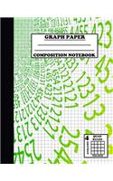 Graph Paper Composition Notebook. Quad Ruled-4 Squares Per Inch