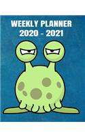 2020-2021 Weekly Planner: 2 Year Weekly & Monthly View Organizer & Agenda with To-Do's - Comic Design