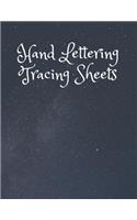 Hand Lettering Tracing Sheets