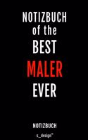 Notizbuch für Maler: Originelle Geschenk-Idee [120 Seiten kariertes blanko Papier]
