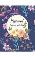Password keeper notebook
