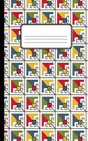 Geometric Pattern Blank Lined Journal: 6" x 9" - 150 Pages:: Geometric Pattern Blank Lined Journal: 6" x 9" - 150 Pages: Abstract Geometric Pattern Design on Soft Matte Cover - Notebook, 